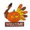 Glitzhome® 2.5ft. Thanksgiving Metal Turkey Yard Stake or Wall Décor